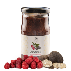 Raspberry Truffle Spread with Berries and Truffles